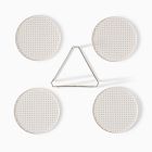 Billy Cotton Perforated Metal Coasters (Set of 4)