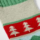 Fair Isle Knit Stocking - Trees