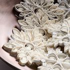 Large Paper Quilling Snowflake Ornaments (Set of 9)