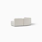 Billy Cotton Curved Armless L-Shaped Sectional (70"&ndash;101")