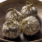 Mylar Ball Ornaments (Set of 4)