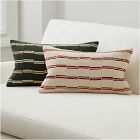 Pieced Offset Stripe Pillow Cover
