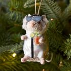 Après Ski Bottlebrush Animal Ornaments