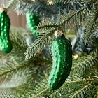 Glass Gherkin Ornaments (Set of 3)