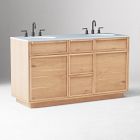 Hutchinson Oak Double Bathroom Vanity (60&quot;)