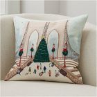 Nicole Cicak Brooklyn Bridge Christmas Pillow Cover