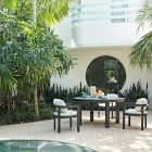 Portside Aluminum Outdoor Round Dining Table (58.5&quot;)