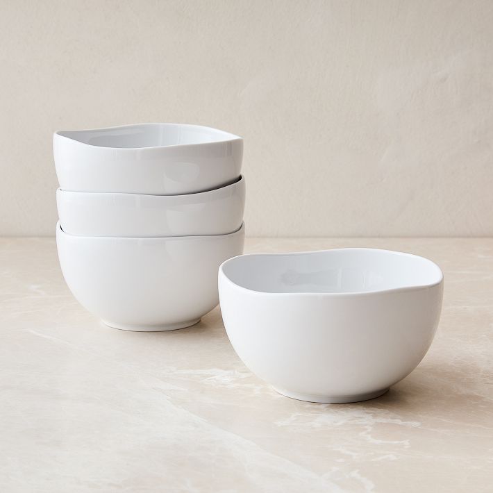 Organic Porcelain Cereal Bowl Set - 8