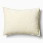 Chenille Tack Stitch Quilt & Shams