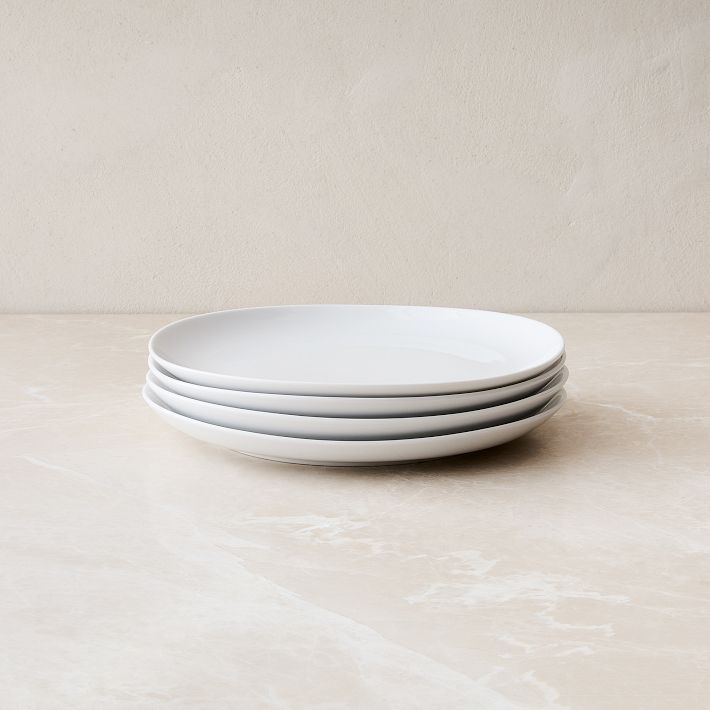 Organic Porcelain Salad Plate Set - 8