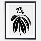 Living Pattern Framed Print - Dichorisandra Thyrsiflora
