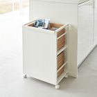 Yamazaki Tower Two-Tier Hideaway Storage Cart