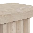 Ariadne Geometric Solid Oak Bench (59")
