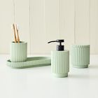 Fluted Concrete Bath Accessories