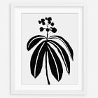 Living Pattern Framed Print - Dichorisandra Thyrsiflora