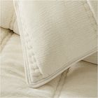 Chenille Linear Comforter &amp; Shams