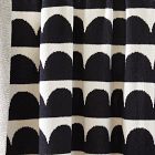 Happy Habitat Recycled Cotton Throw - Hippos Black