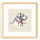 Wallshoppe Labrador Silhouette Framed Wall Art by Nathan Turner