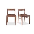 Open Box: Amsterdam Dining Chair, Walnut, Set Of 2