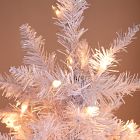 White Tinsel Christmas Tree