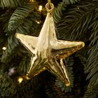 Hammered Metal Star Ornament