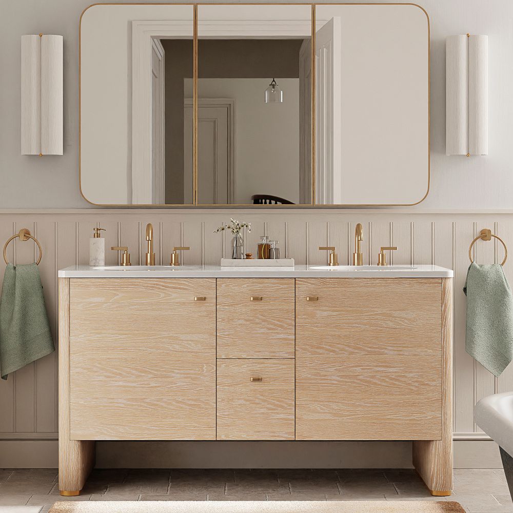 Charlotte Double Bathroom Vanity (60") | West Elm