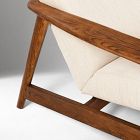 Close-up of chair leg and frame wood joinery