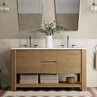 Graham Double Bathroom Vanity (60&quot;&ndash;72&quot;)