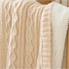 Cozy Cable Knit Baby Blanket