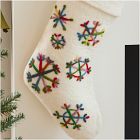 Felt MultiColour Snowflake Stocking