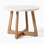 Solid Eucalyptus Outdoor Side Table (20")