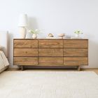 Anton Solid Wood Wide 9-Drawer Dresser (85&quot;)