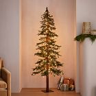 Pre-Lit Faux Alpine Green Christmas Tree - 6'