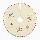 Felt Multicolored Snowflakes Tree Skirt