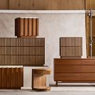 Louis Cast Stone Topped Nightstand (24&quot;)