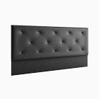 Diamond Tufted Wall Mounted Headboard - Leather