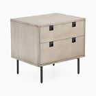 Iron &amp; Acacia 2-Drawer Nightstand (24")