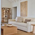 Silk Broad Stripe Pillow Cover