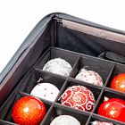 4&quot; Christmas Ornament Storage Box w/ Top Pocket