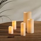 Indoor/Outdoor Wavy Edge Basic Candle - Ivory