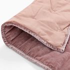 Lush Velvet Tack Stitch Toddler Quilt