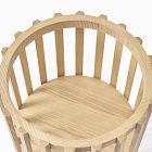 Slatted Wood Pedestal Plant Stands