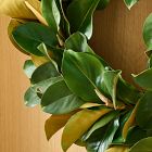 Faux Magnolia Wreath &amp; Garland