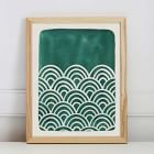Pauline Stanley Studio Wall Art - Scallop Waves