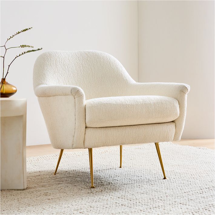 Phoebe Chair Metal Legs West Elm