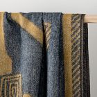 Brushed Woven Lion Throw