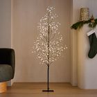 Light-Up Brown Christmas Tree