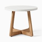 Solid Eucalyptus Outdoor Side Table (20")