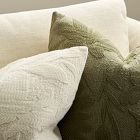 Textural Floral Pillow Cover