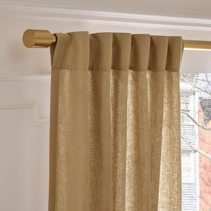 Open Box: European Flax Linen Curtain | West Elm